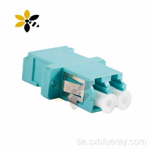 Duplex OM3 LC till LC Fiber Optic Adapter